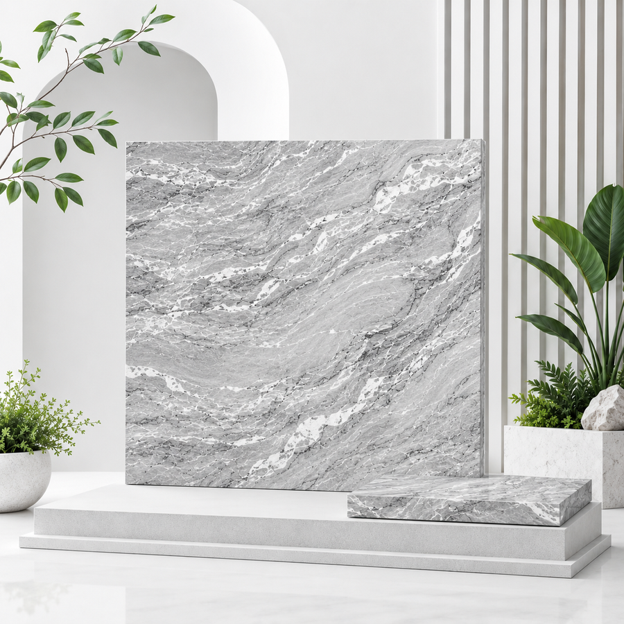 Silver Fantasy Marble