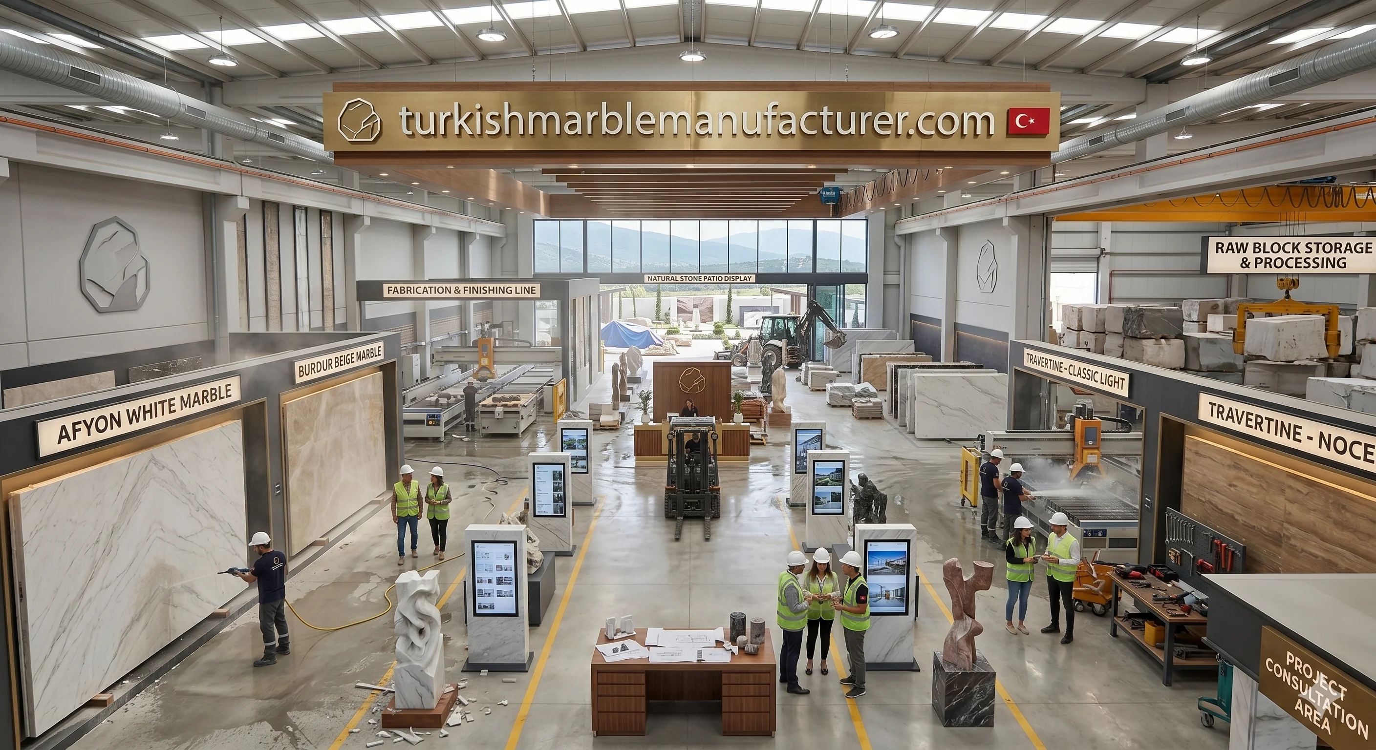 Kuwait Turkish Marble Exporter